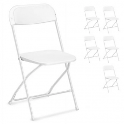 Folding White Chairs